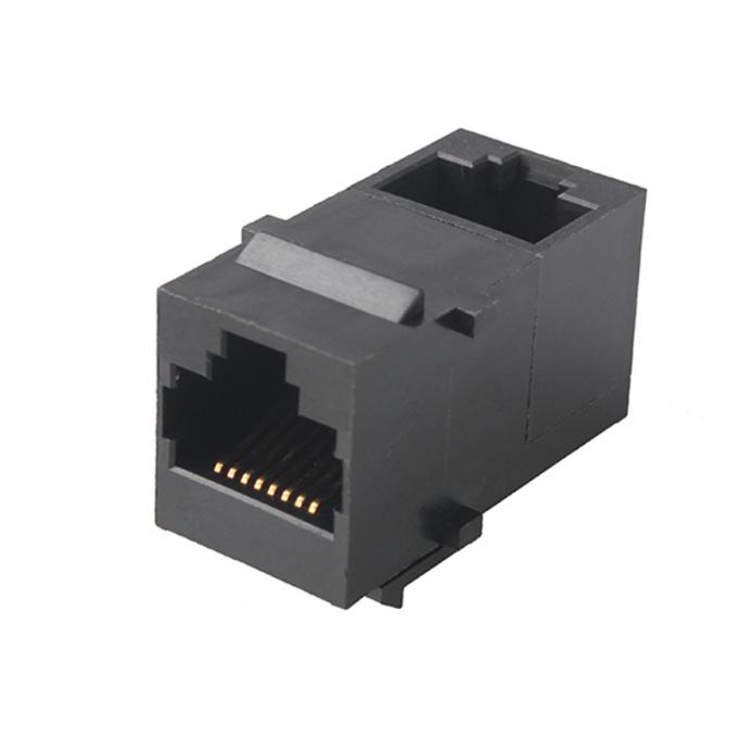 Network Modular RJ45 Adapter Female to Female 90° Angle